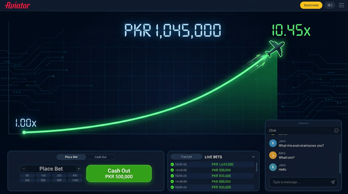 Main screen of PKR47 Game aviator page for PK players