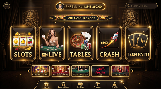 Main screen of PKR47 Game casino page for PK players